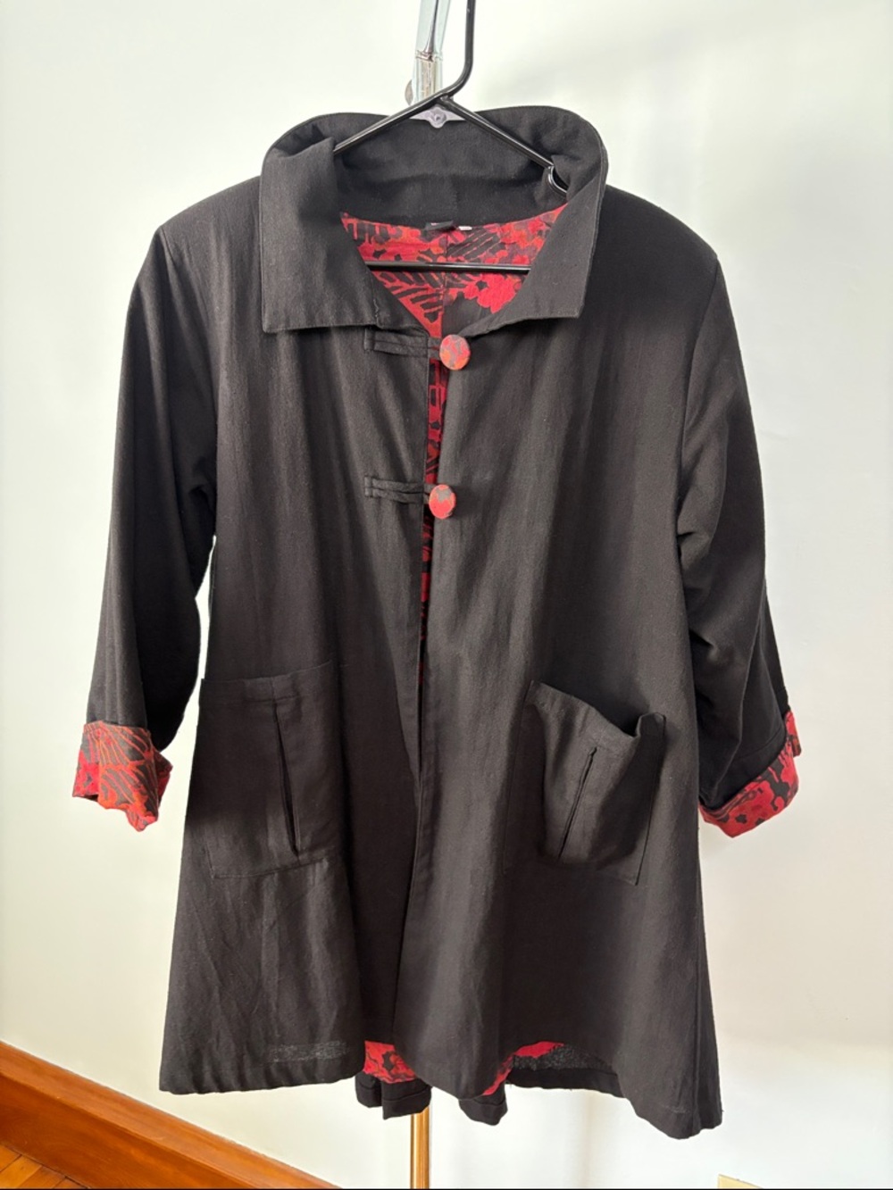 Designer 100% cotton swing coat